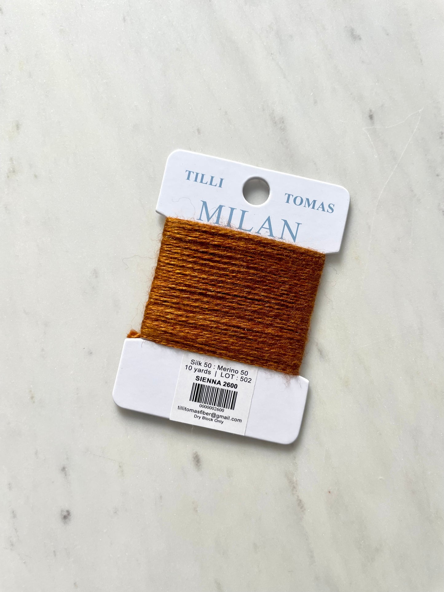 Milan Card - Sienna