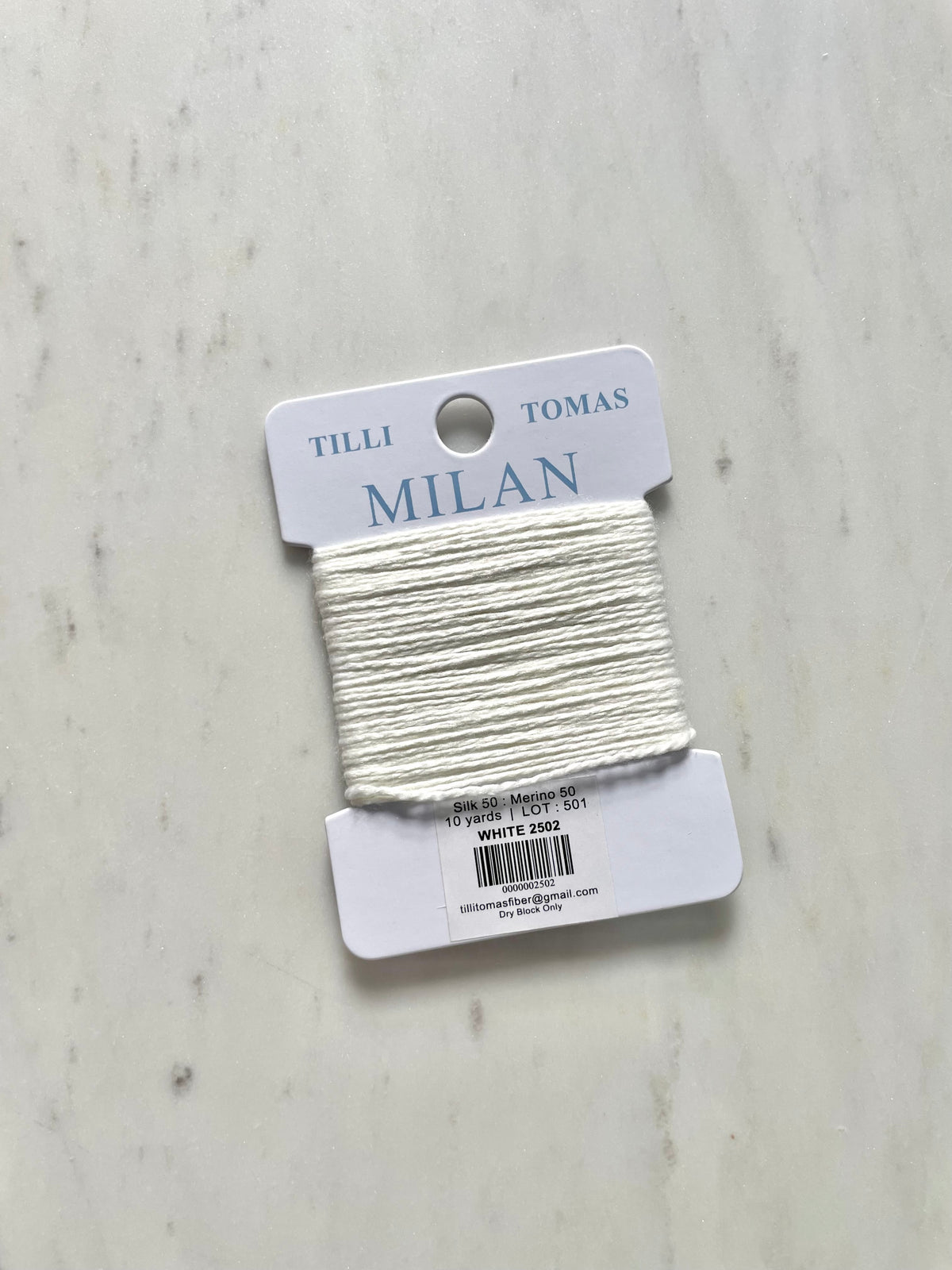 Milan Card - White
