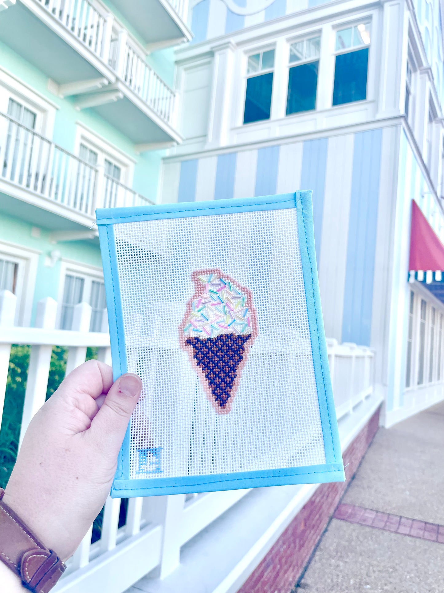 Pastel Sprinkle Cone