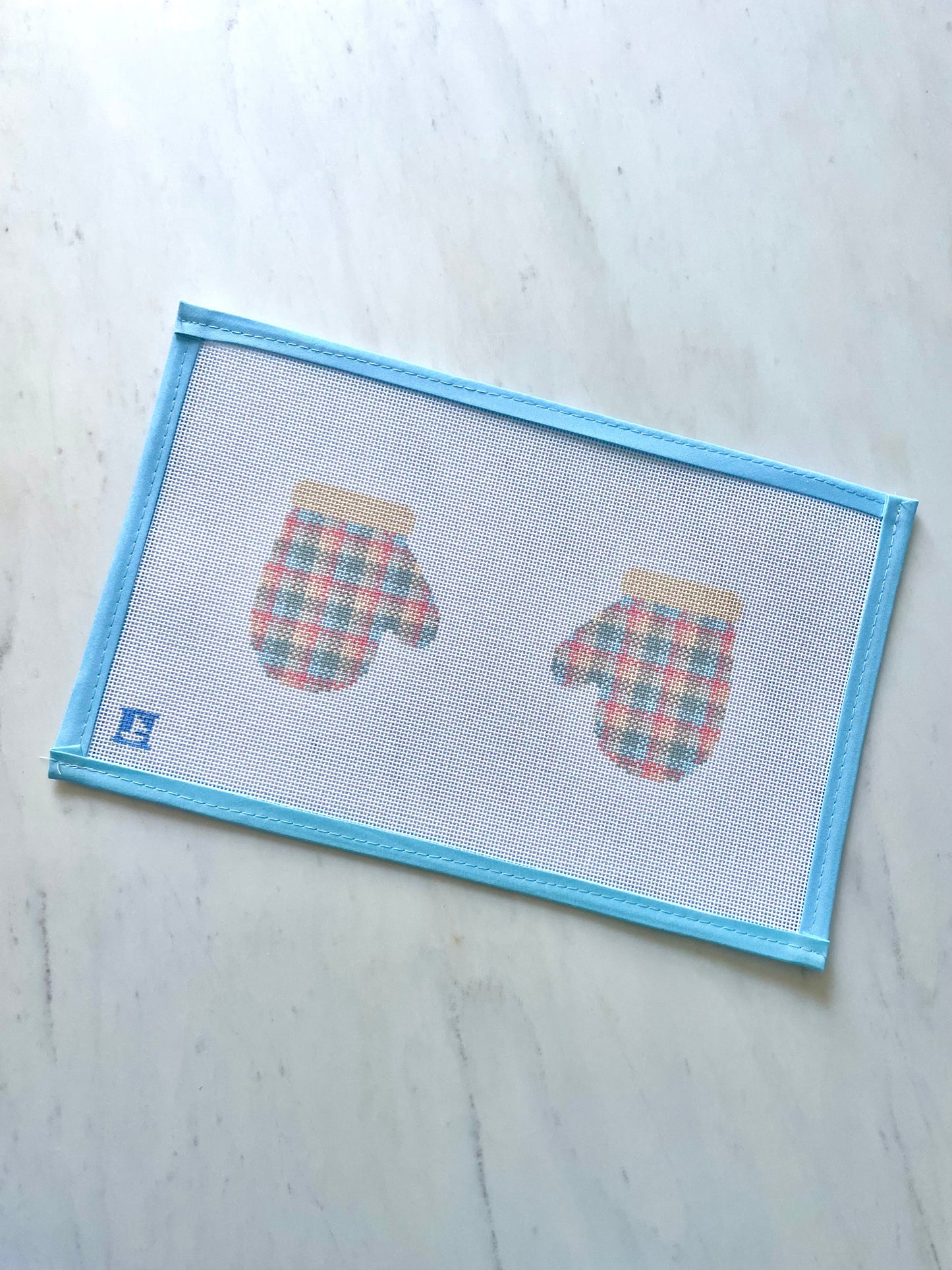 Pastel Plaid Mittens