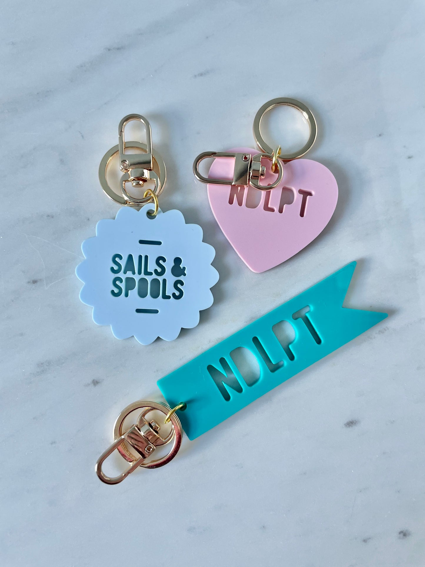 NDLPT Flag Scissor Fob