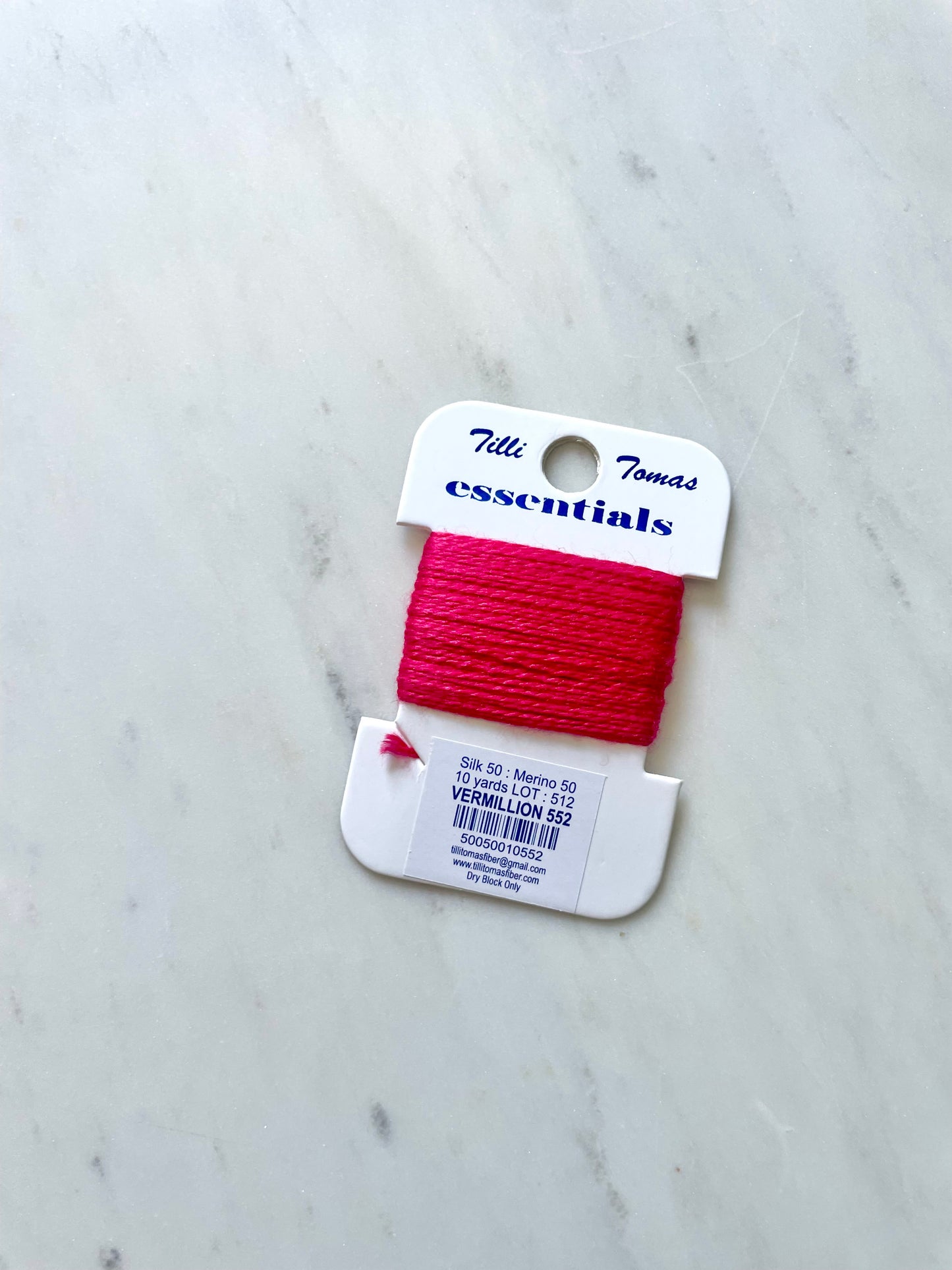 Essentials Card - Vermillion