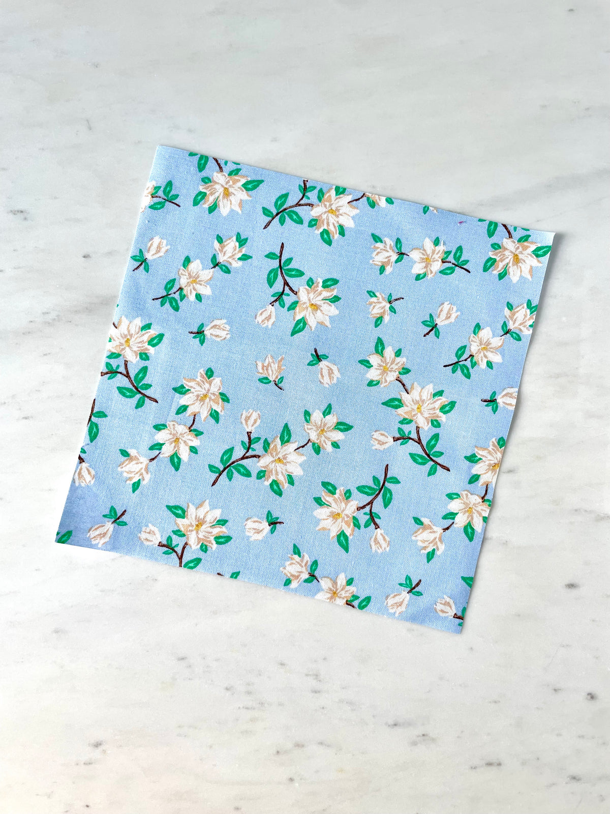 Blue Dahlia Finishing Fabric