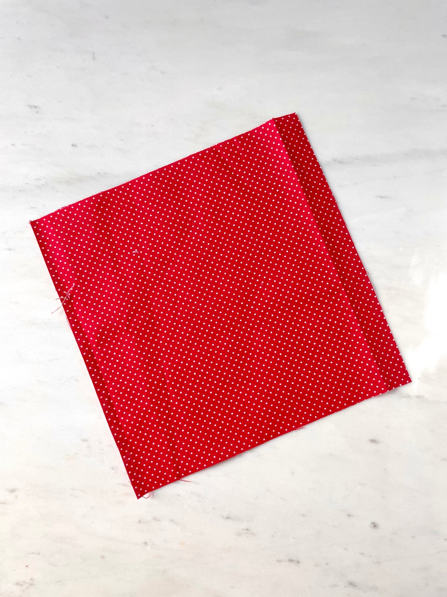 Red Mini Dot Finishing Fabric