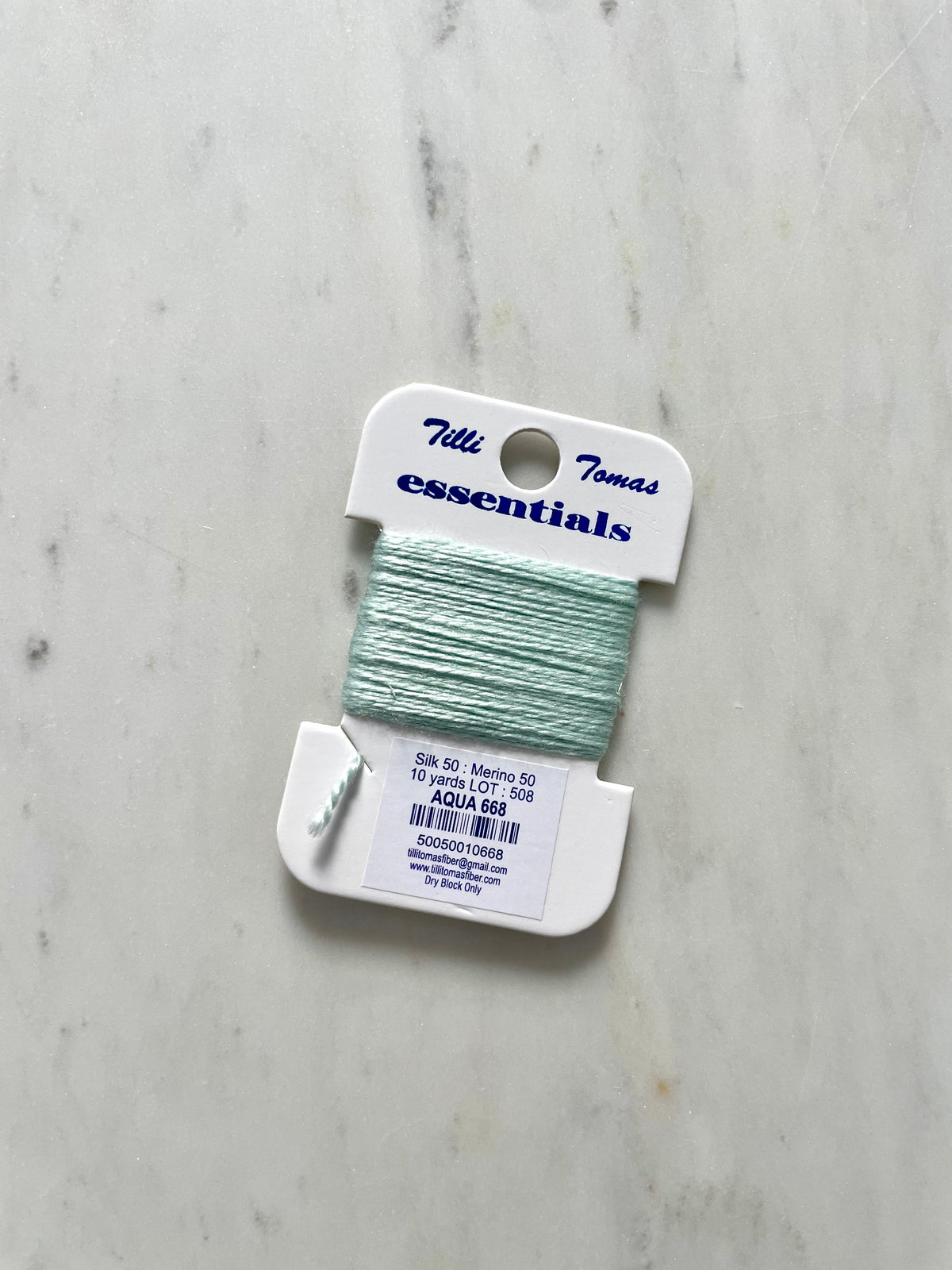 Essentials Card - Aqua