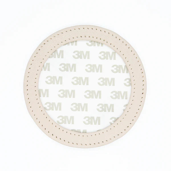 Self-Finishing Leather 3" Magnet - Moon Beam