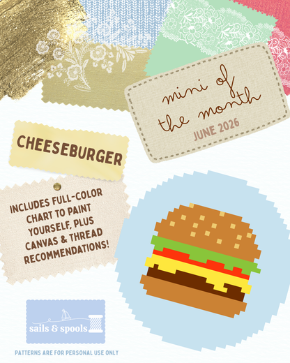 June Mini of the Month - Cheeseburger