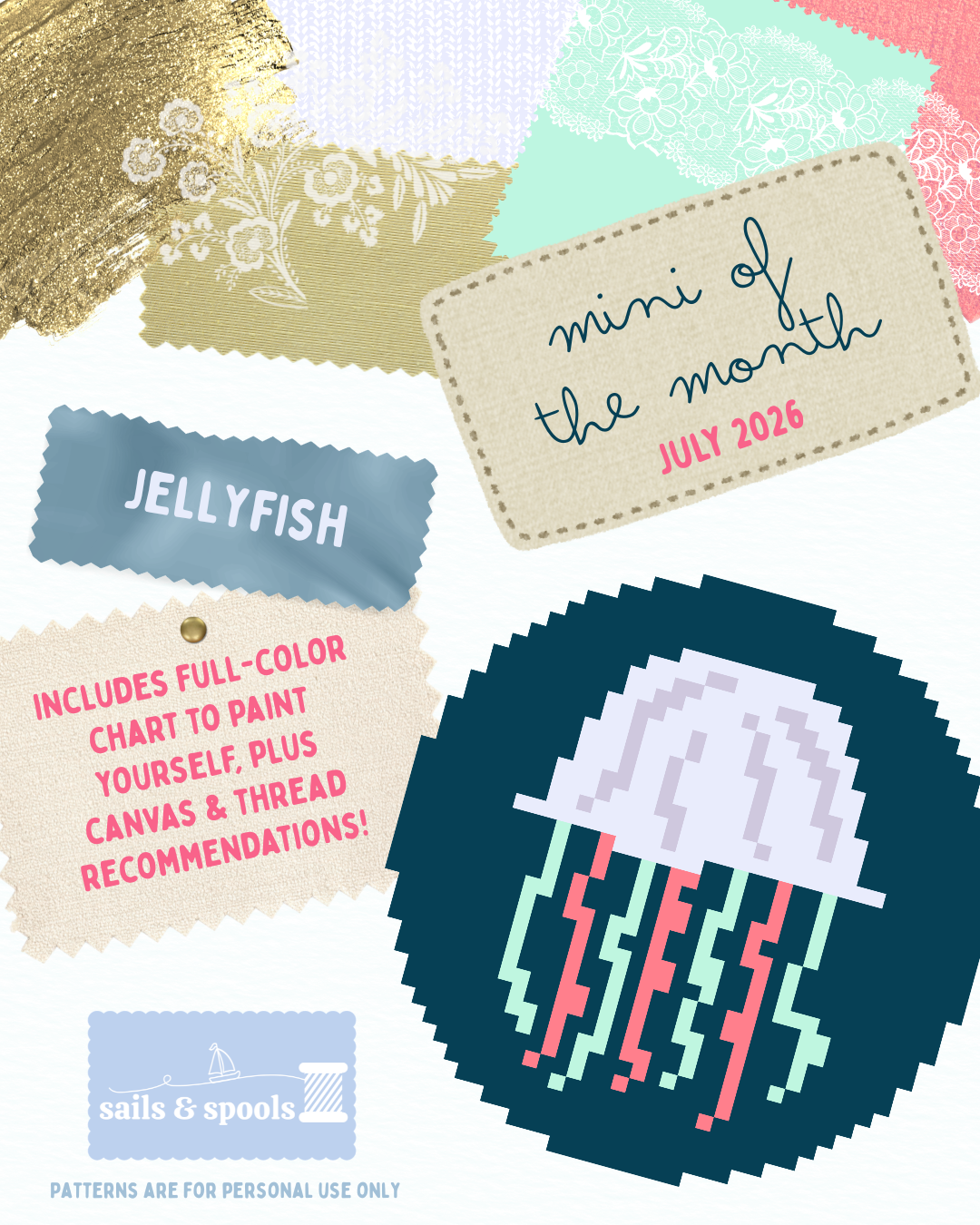 July Mini of the Month - Jellyfish
