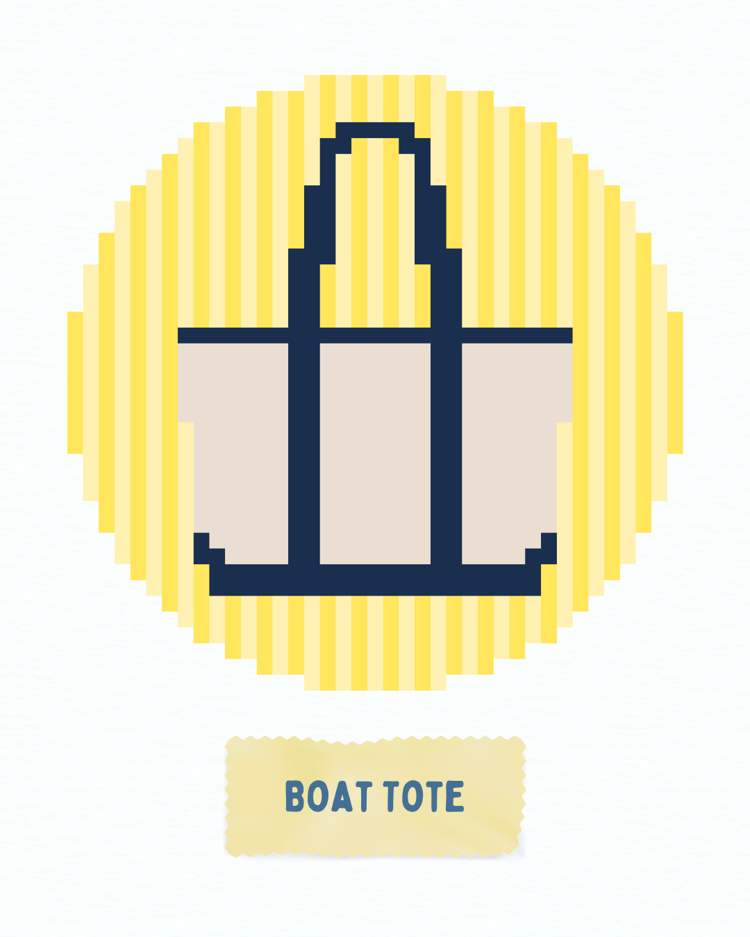 August Mini of the Month - Boat Tote