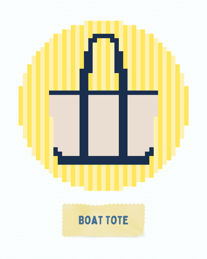 August Mini of the Month - Boat Tote