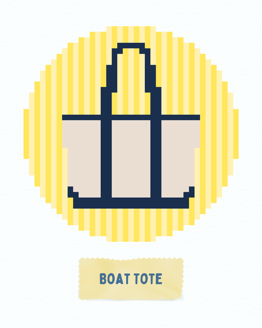 August Mini of the Month - Boat Tote
