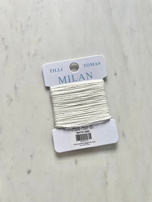 Milan Card - White