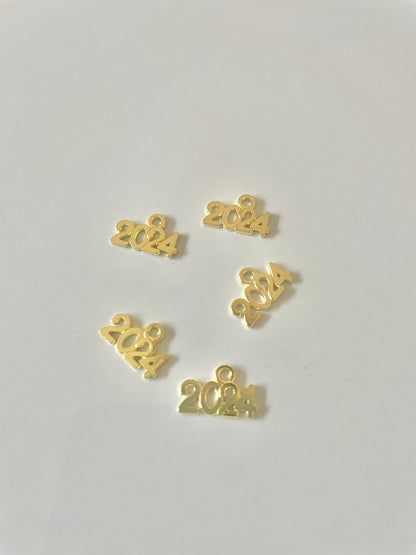 Gold 2024 Charms
