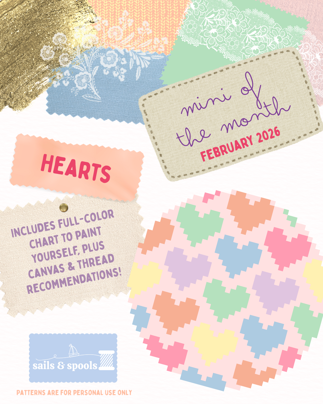 February Mini of the Month - Hearts