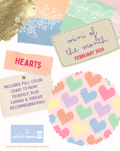 February Mini of the Month - Hearts