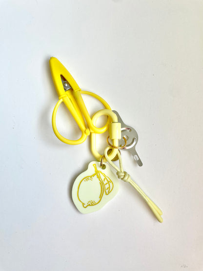 Lemon Snip & Threader Keychain