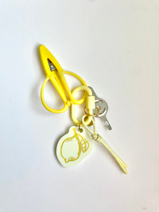 Lemon Snip & Threader Keychain