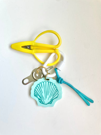 Seashell Snip & Threader Keychain
