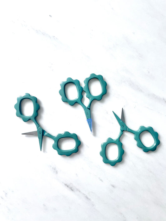 Green Flower Scissors