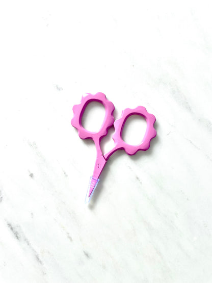 Pink Flower Scissors