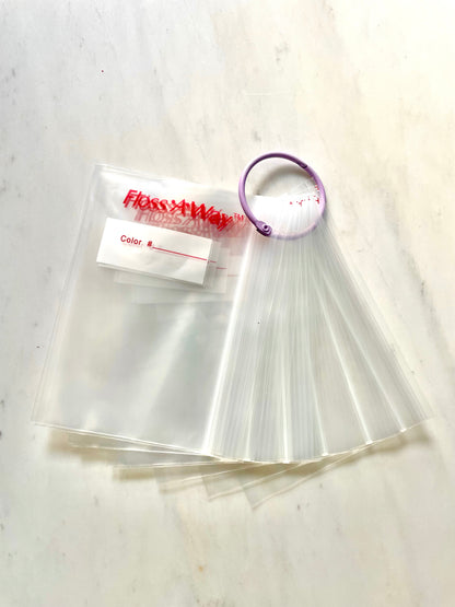 Floss Away Bags with Lilac Ring