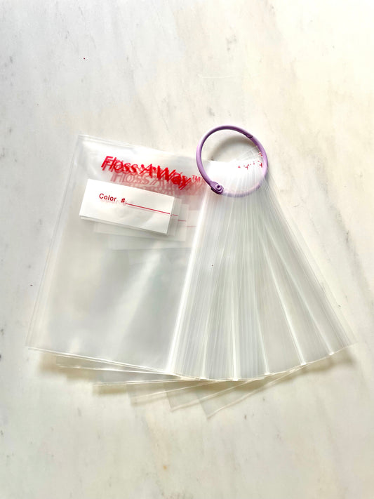Floss Away Bags with Lilac Ring