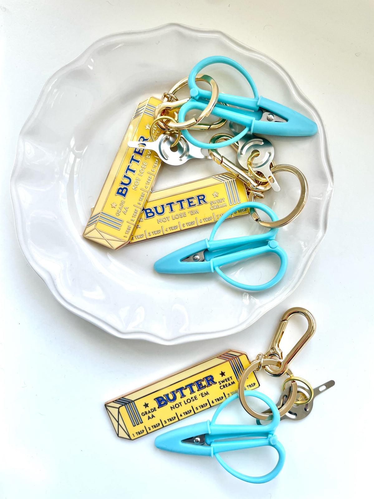 Butter Snip & Threader Bag Charm
