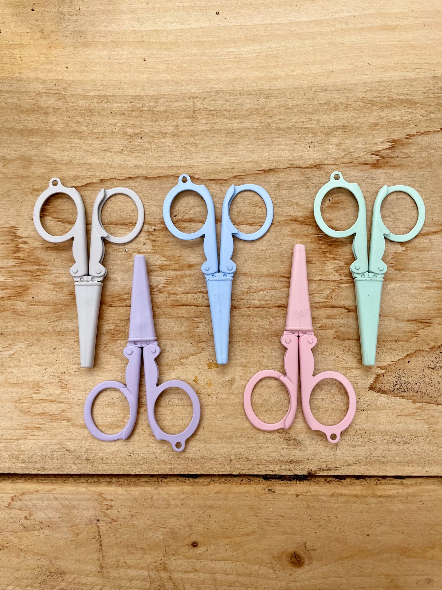 Pastel Needlepoint Scissors