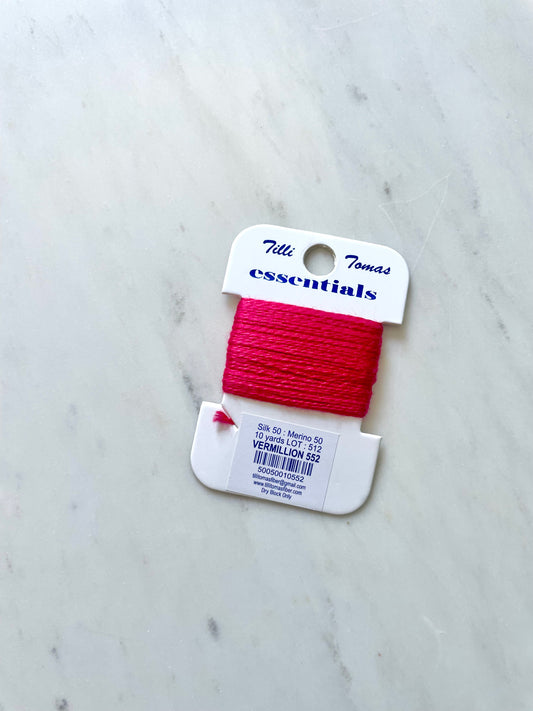 Essentials Card - Vermillion