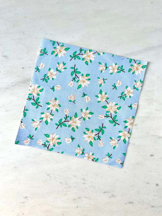 Blue Dahlia Finishing Fabric