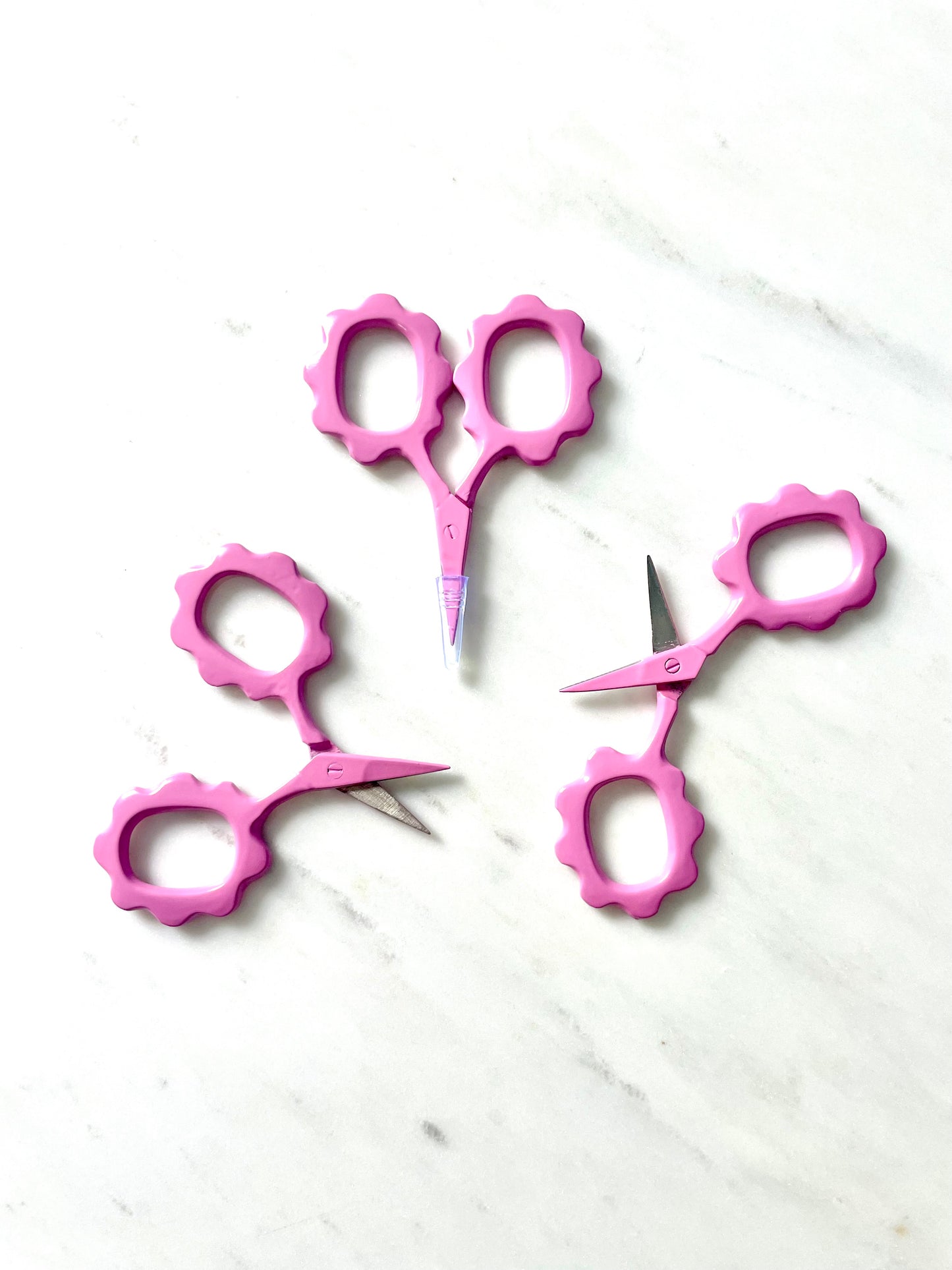 Pink Flower Scissors