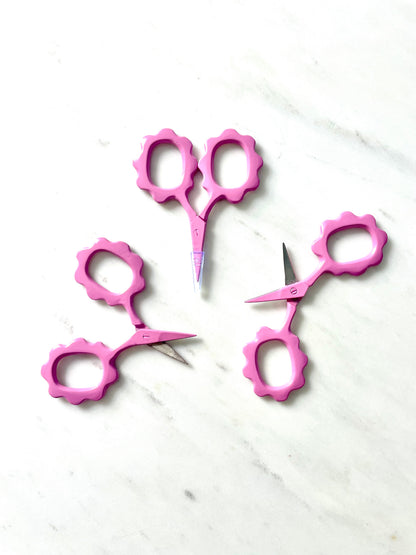 Pink Flower Scissors