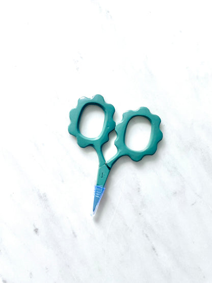 Green Flower Scissors