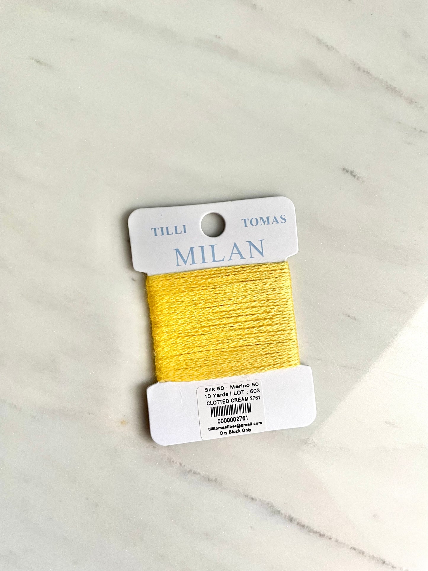 Milan Card - Clotted Cream