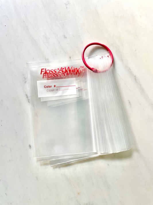 Floss Away Bags with Pink Ring