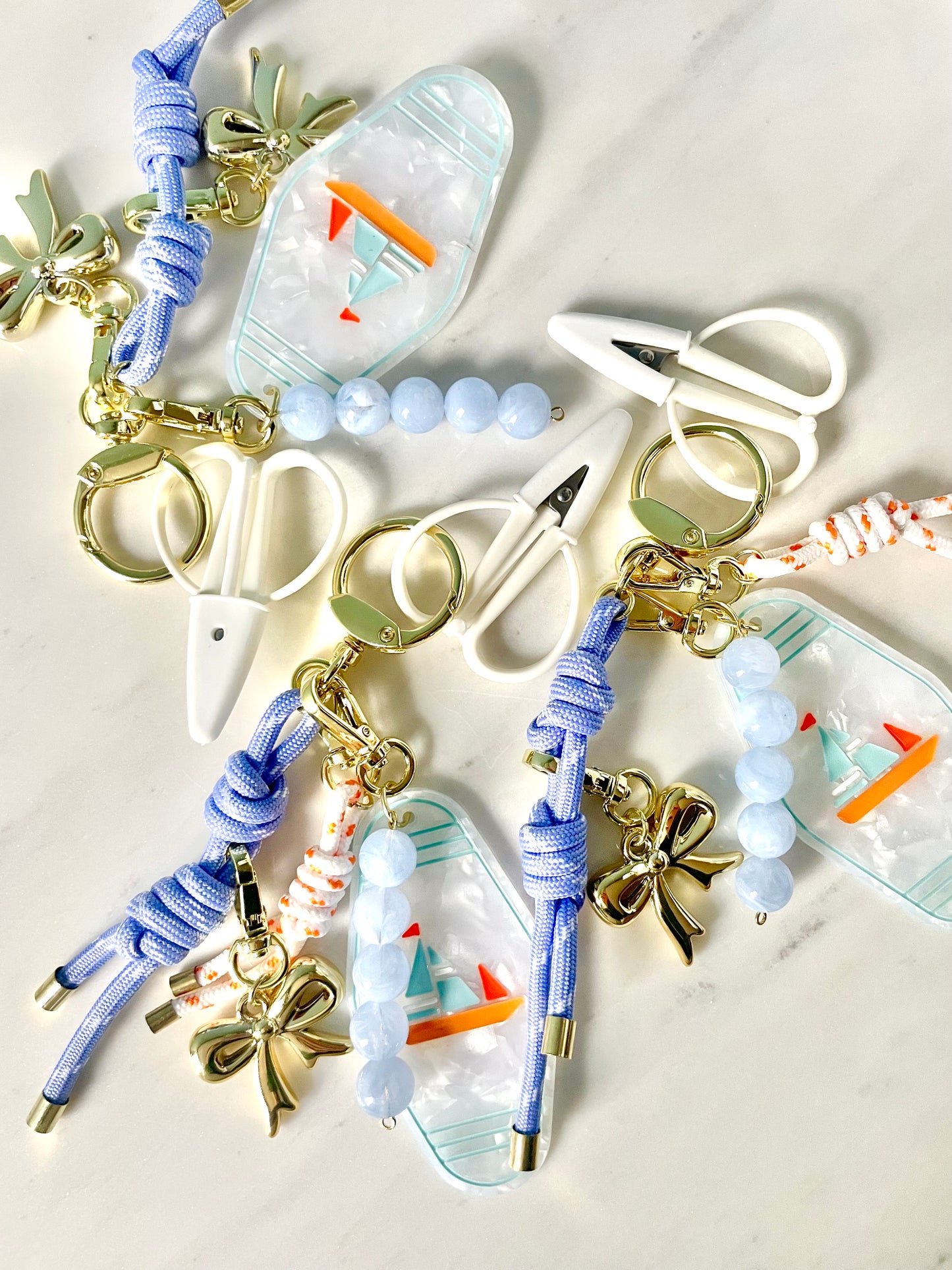 Smooth Sailing Bag Charm with Scissors