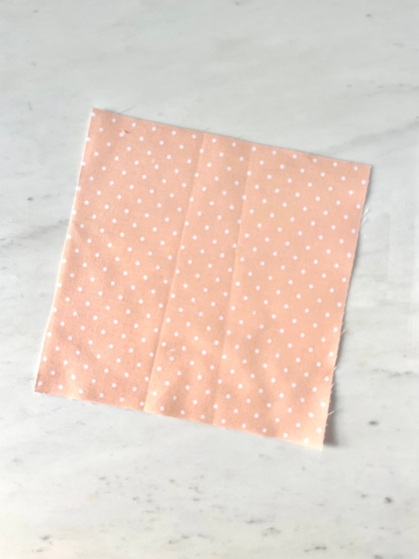 Peach Dot Finishing Fabric