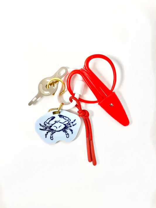 Crab Snip & Threader Keychain