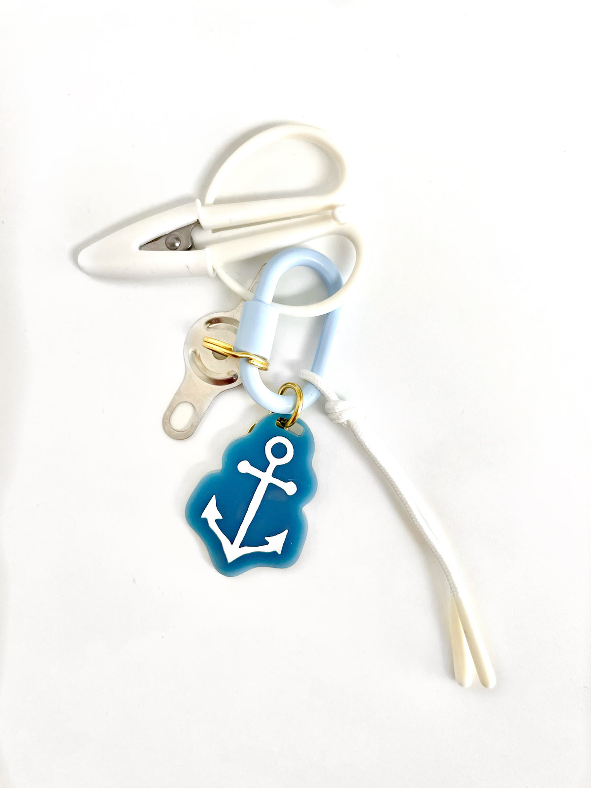 Anchor Snip & Threader Keychain