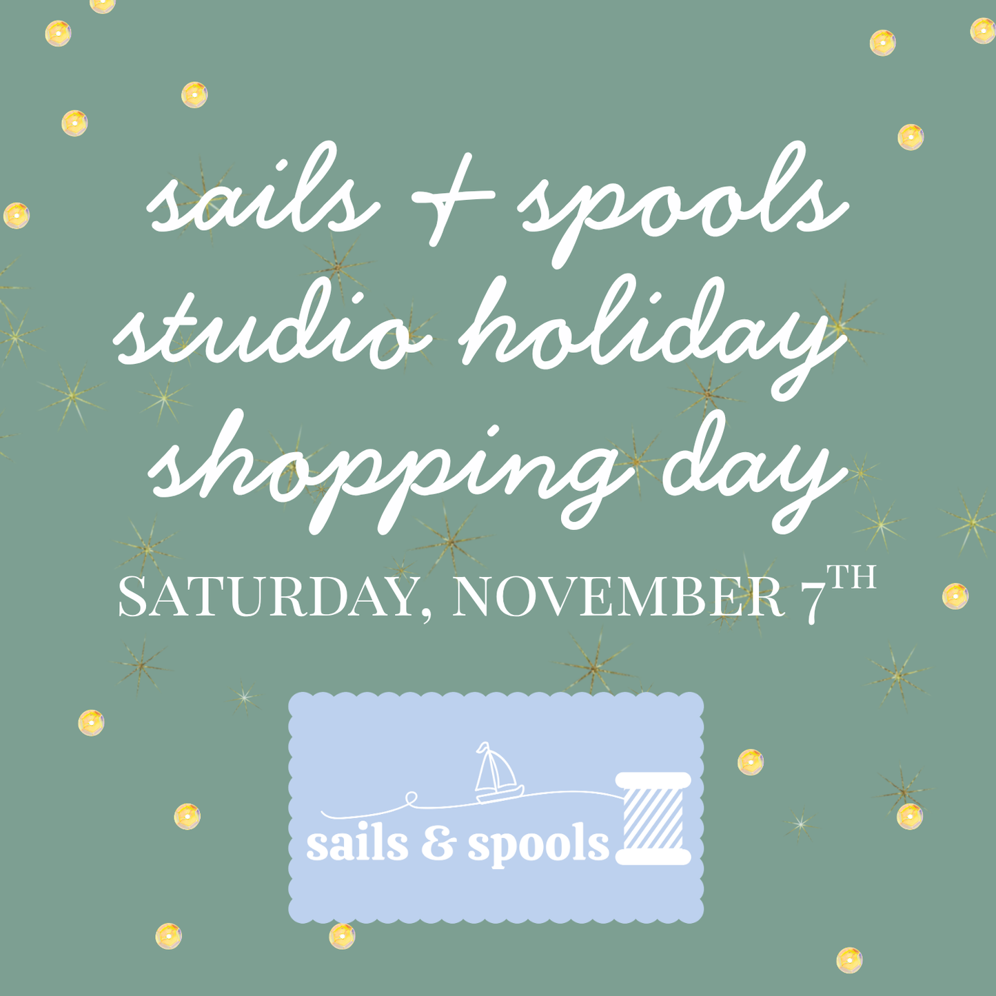 November 7th Studio Holiday Shopping Day