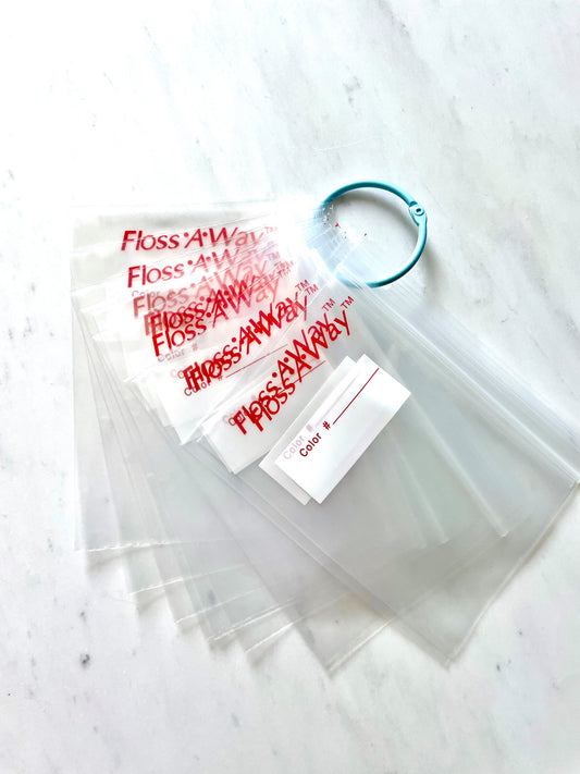 Floss Away Bags with Blue Ring