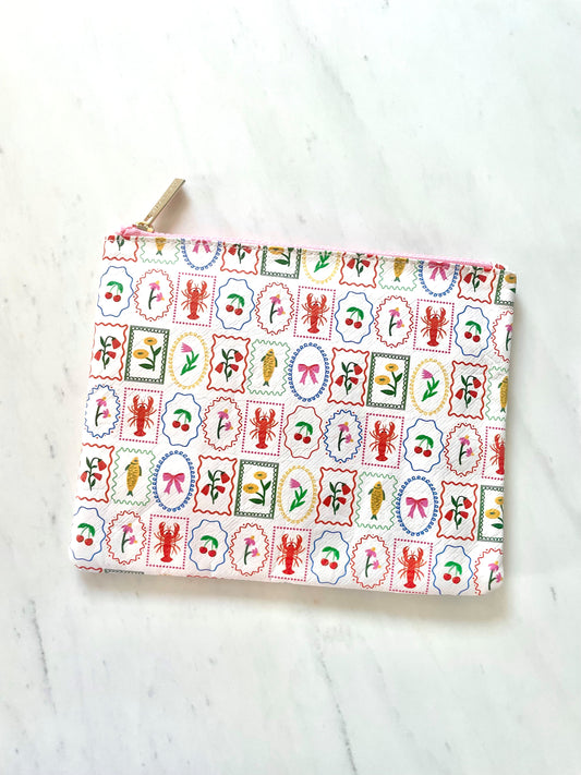 Tyvek Flat Zip Storage Pouch