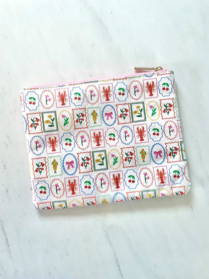Tyvek Flat Zip Storage Pouch